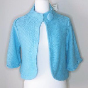 BeBe Blue Cardigan - Size Medium